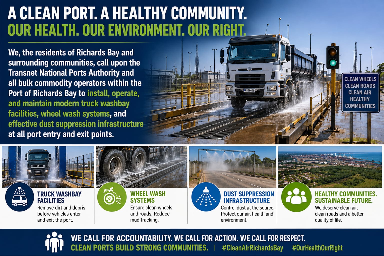 Clean Ports Build Strong Communities Campaign